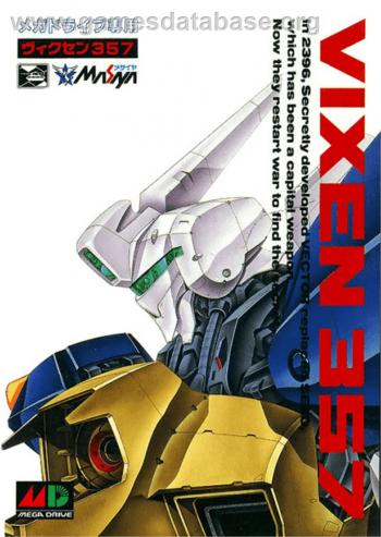 Cover Vixen 357 for Genesis - Mega Drive
